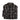Additional product view of men's flannel black shirt, with closer view of trim and finish