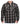 Bohn Kevlar Men's Flannel Riding Shirt – Grey + Black Plaid