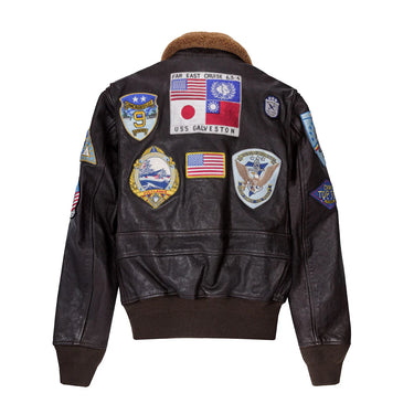 Cockpit USA Men's Reproduction Top Gun G-1 Leather Flight Jacket