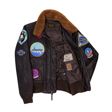 Cockpit USA Men's Reproduction Top Gun G-1 Leather Flight Jacket