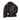Cockpit USA Black Ops Shearling B-6 Bomber Jacket black open front view showing shearling lining on white background