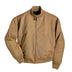 Front view of Cockpit USA Men's Wool-Lined WWII American Tanker Jacket in British Khaki