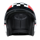 Daytona Cruiser Open Face Motorcycle Helmet - Visor & Graphics - w/ Daytona Classic | DOT Approved