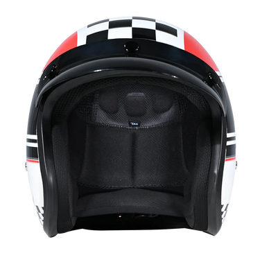 Daytona Cruiser Open Face Motorcycle Helmet - Visor & Graphics - w/ Daytona Classic | DOT Approved