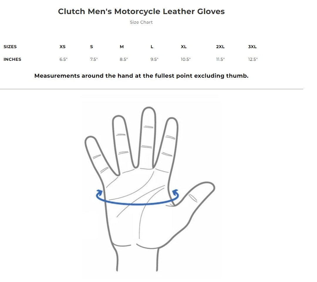 First Mfg Clutch Short Wrist Motorcycle Riding Gloves