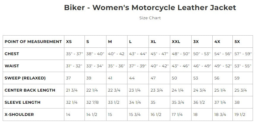 Biker - Women's Motorcycle Leather Jacket