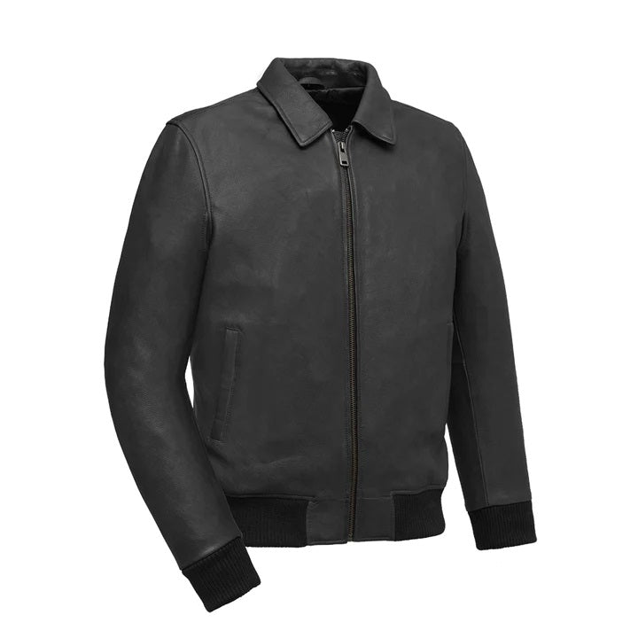 Moto Bomber - Men's Leather Jacket
