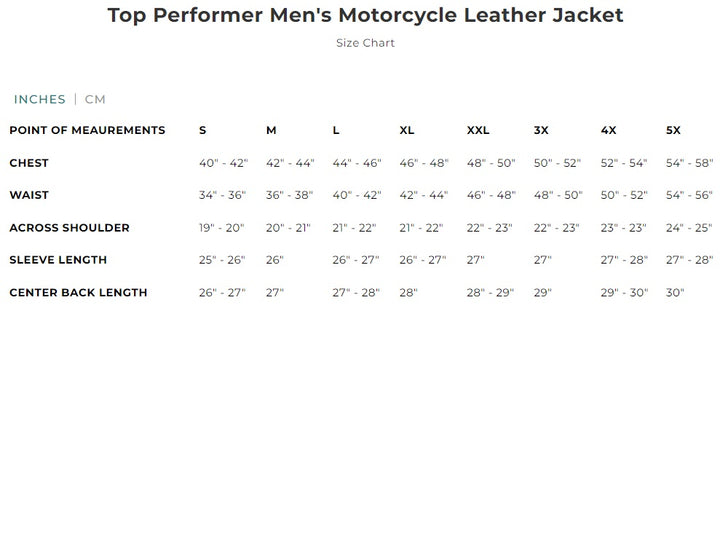 First Mfg Mens Top Performer Vented Leather Motorcycle Jacket