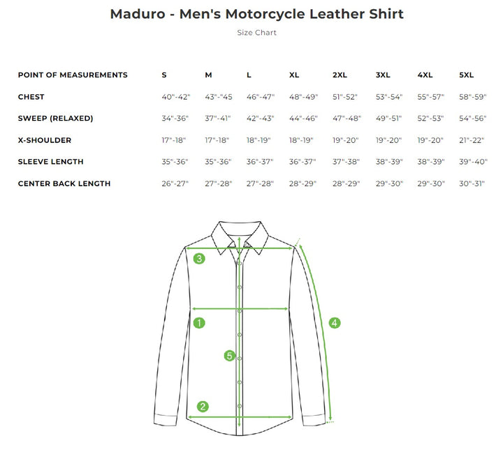 First Mfg Maduro - Men's Motorcycle Leather Shirt