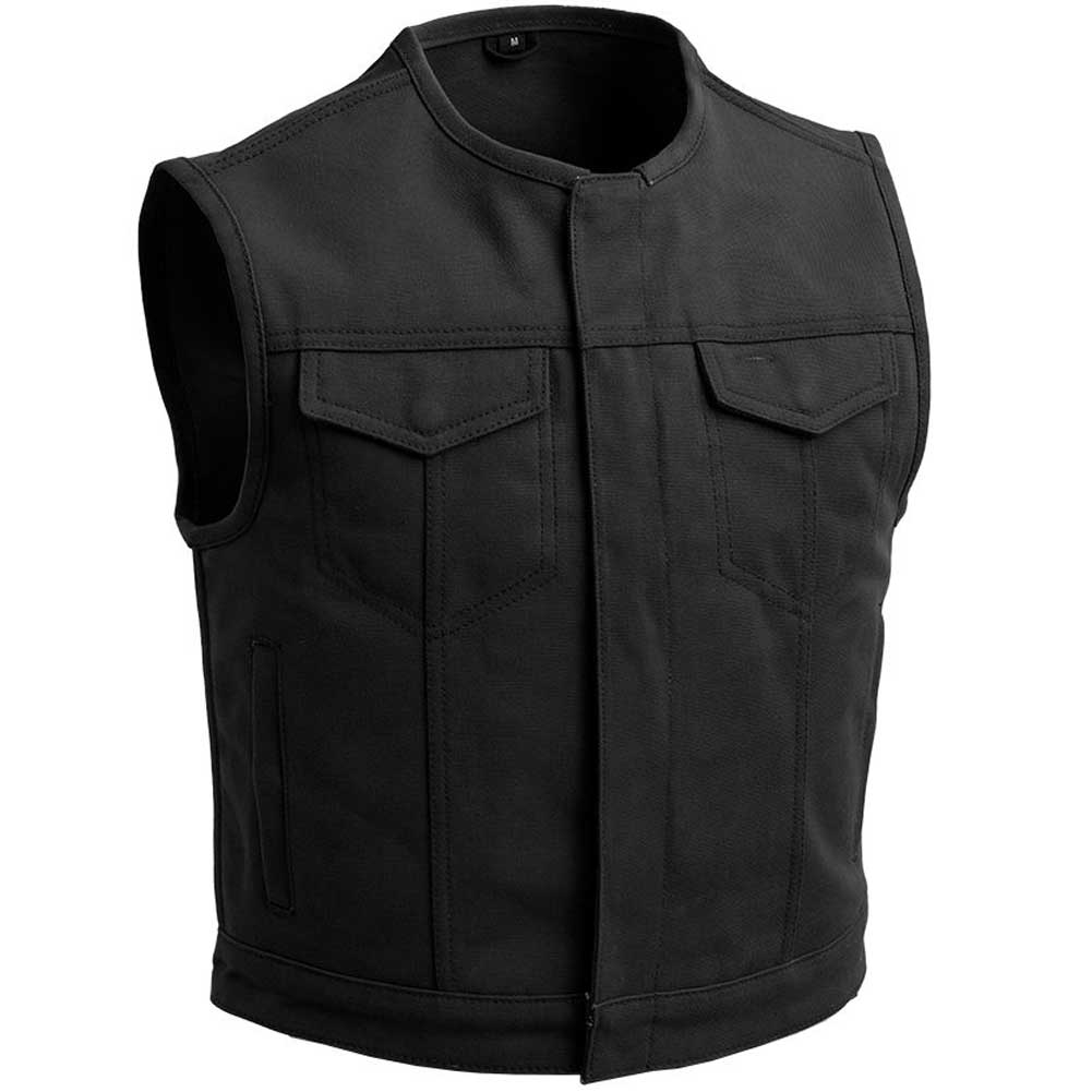 First Mfg Mens Lowside Cropped Concealment Canvas Vest Size Medium - Final Sale Ships Same Day