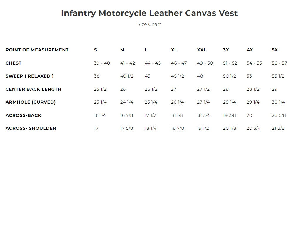 First Mfg Infantry Motorcycle Leather Canvas Vest