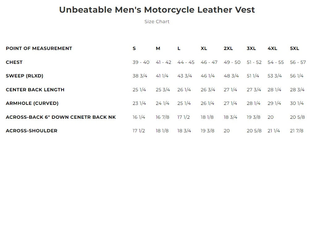 First Mfg Mens Unbeatable Concealment Leather Vest