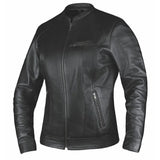 Main product view of The Iris - Ladies Premium Leather Motorcycle Jacket, shown on plain studio background