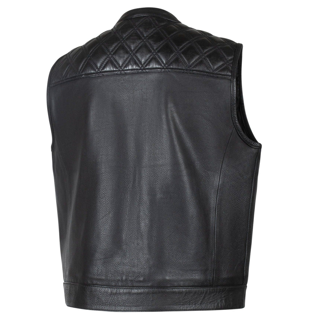 Legendary 'Diamond Cut Outlaw' Motorcycle Vest ALL SIZES 40-56 FINAL SALE SHIPS SAME DAY