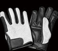 Legendary ILLEST DOZER White Ventilated Short Wrist Outseam Deerskin Motorcycle Gloves