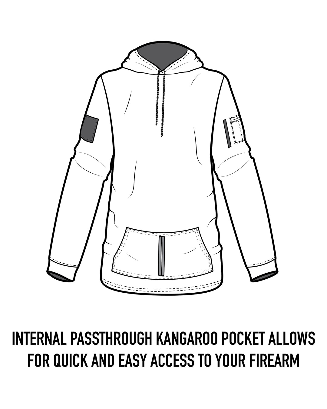 Rothco Concealed Carry Hoodie – Legendary USA
