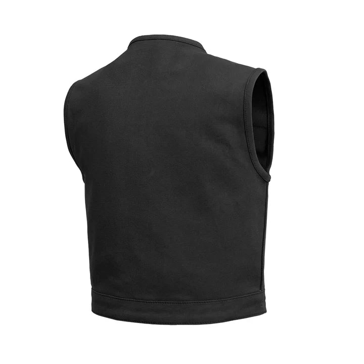 First Mfg Lowside Men's Motorcycle Twill Vest