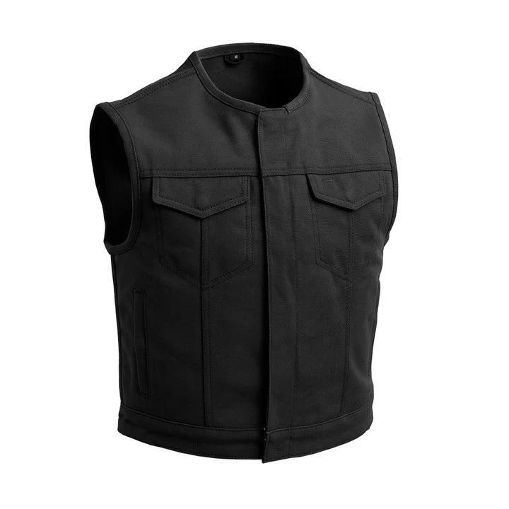 First Mfg Lowside Men's Motorcycle Twill Vest