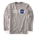 Size: MEDIUM NASA Rocket Scientist Grey Long Sleeve Shirt FINAL SALE SHIPS SAME DAY