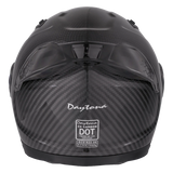 Daytona C6 Pro - Grey Carbon Fiber Modular Motorcycle Helmet