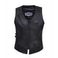 Midnight Cowgirl - Womens Premium Leather Vest