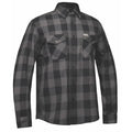 Men's Black and Gray Flannel Shirt by DERRINGER Flannel Co.