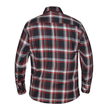 Men's Black and Red Flannel Shirt by DERRINGER Flannel Co.