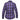 Derringer Womens Black and Purple Flannel Shirt
