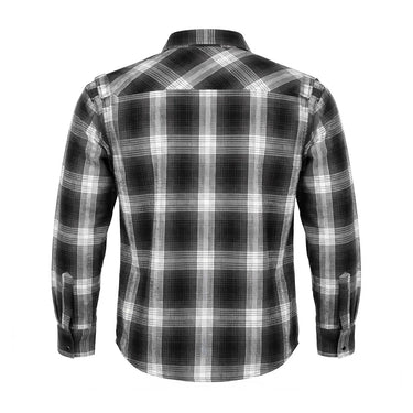 Derringer 'Street Guard' Men's Heavy Duty Flannel Riding Shirt Jacket