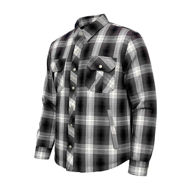 Derringer 'Street Guard' Men's Heavy Duty Flannel Riding Shirt Jacket
