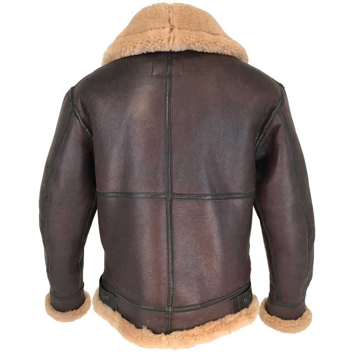 Cockpit USA Mens Spitfire B-3 Sheepskin Bomber Jacket