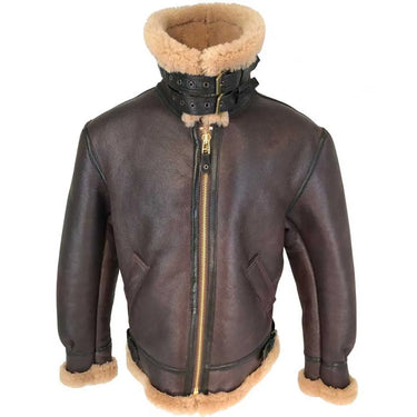 B-3 Leather Bomber Jacket | Men's Sheepskin Jacket – Legendary USA
