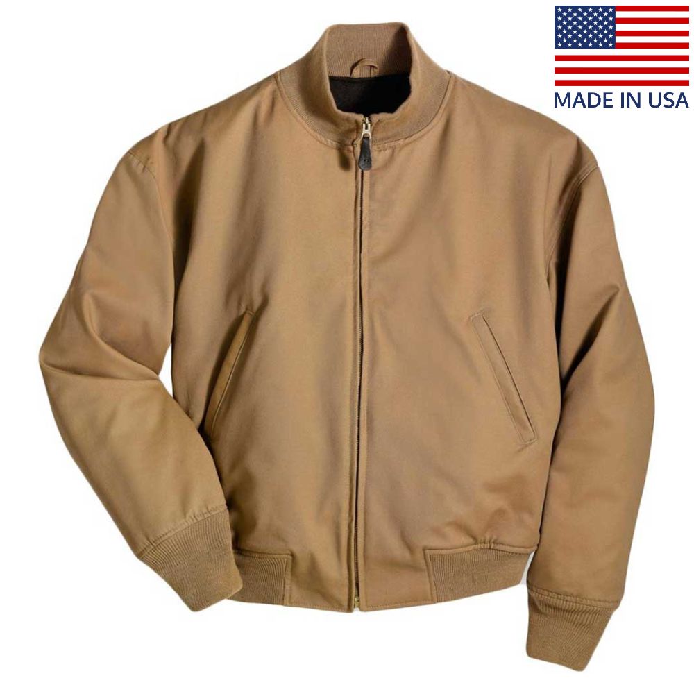 Cockpit USA Mens Wool-Lined WWII American Tanker Jacket
