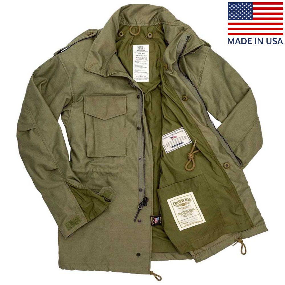 Cockpit USA Mens Military Spec M65 Field Jacket SIZE SMALL Final Sale Ships Same Day