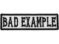 Bad Example Patch - Black on White
