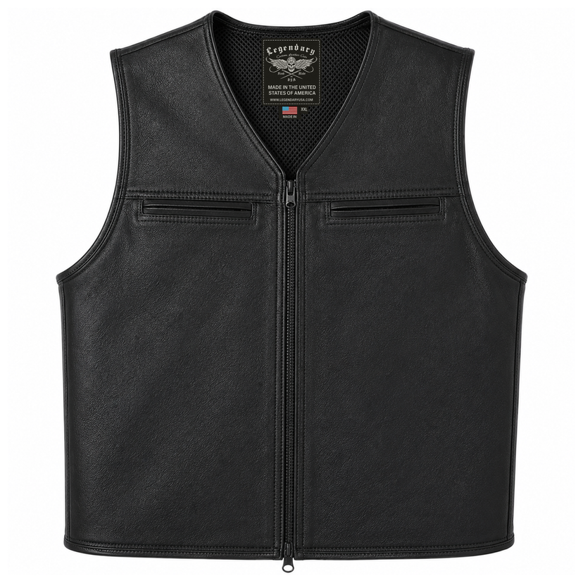 Legendary Beatdown Fitted Club Leather Vest
