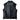 Back view of BECK® 501 Trucker Horsehide Vest in Black with premium leather grain and side adjusters.