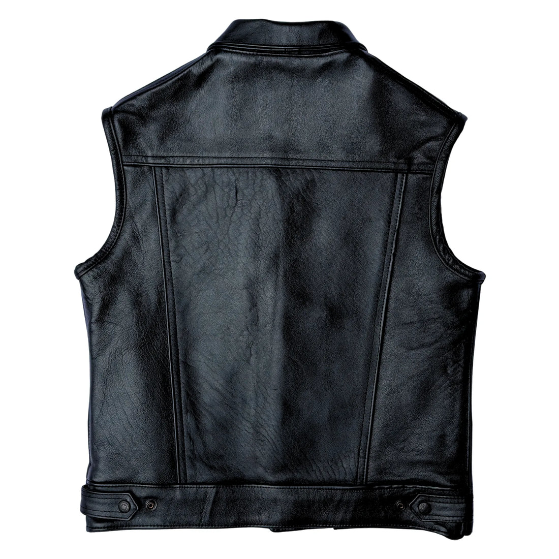 BECK® 501 Trucker Style Genuine Horsehide Motorcycle Vest - Black