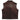 Back view of BECK® 501 Horsehide Leather Vest showing clean panel construction and smooth grain leather.