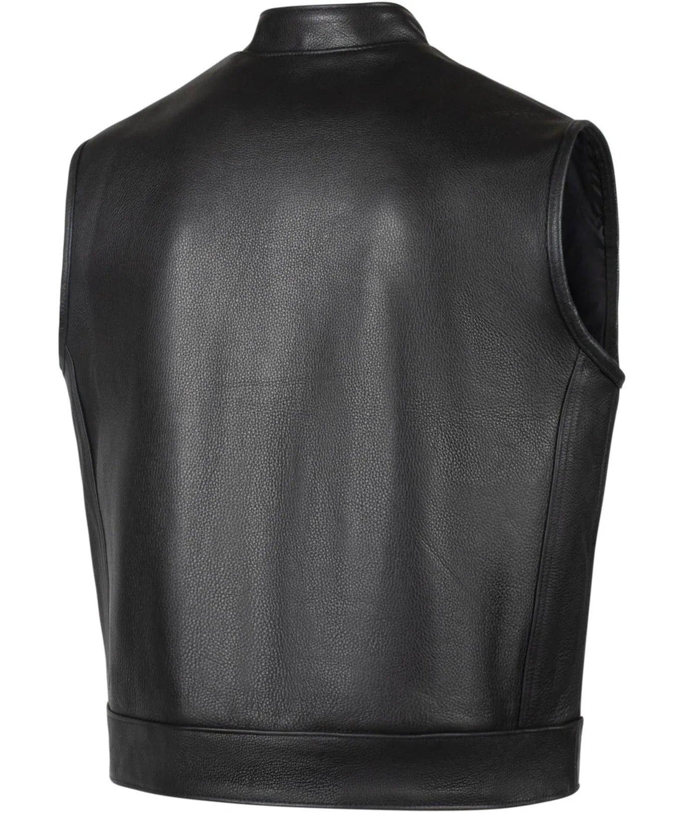BECK® Northeaster Flying Togs 566 Black Horsehide Motorcycle Vest