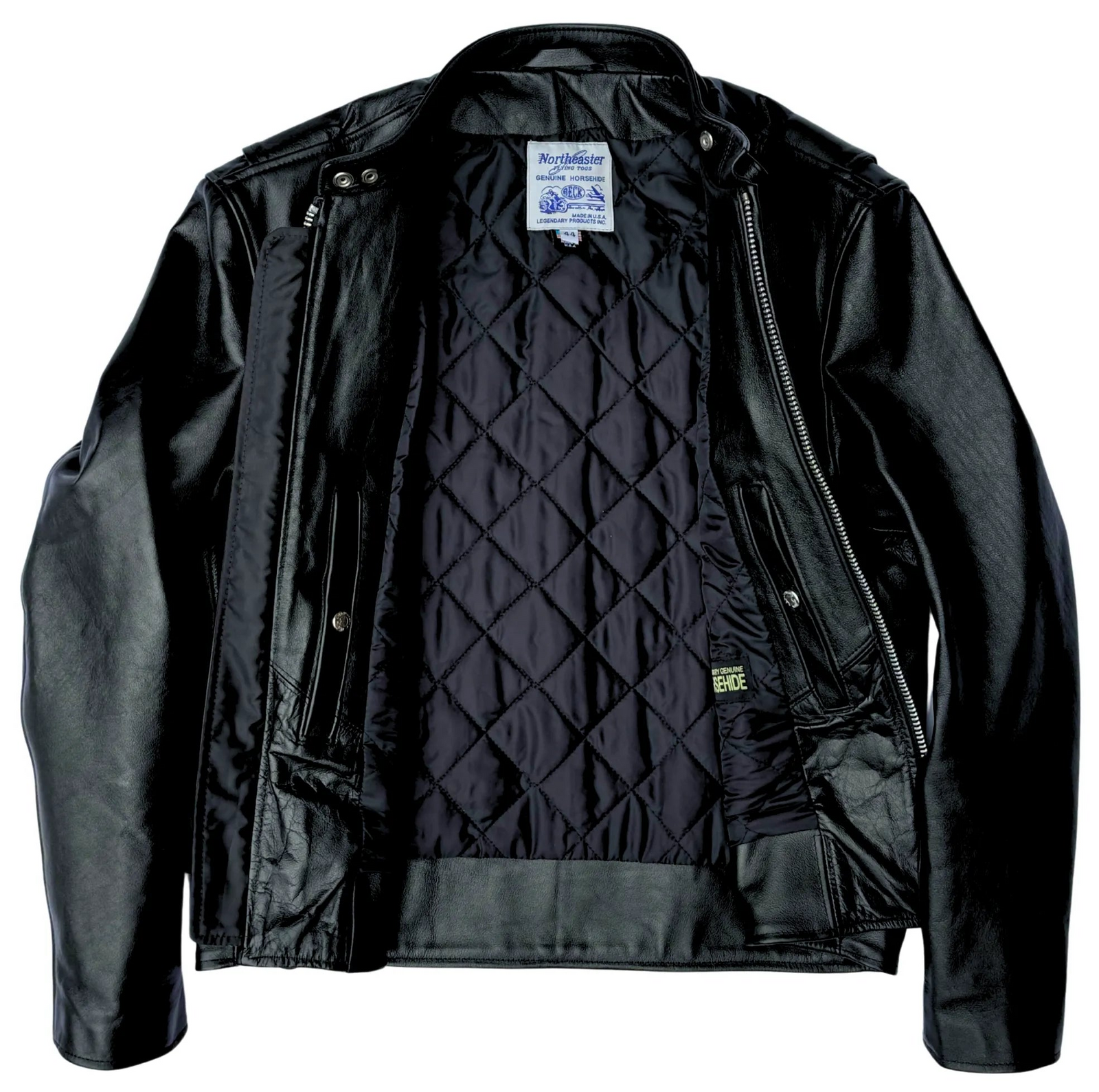 BECK® Northeaster Flying Togs 732 Horsehide Jacket Black – Made in