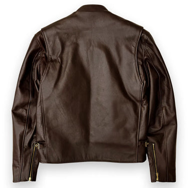 Back view of BECK® Northeaster Flying Togs 732 Brown Jacket highlighting genuine horsehide