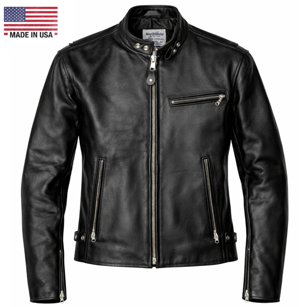 BECK® Northeaster Flying Togs 732 Horsehide Jacket Black – Made in