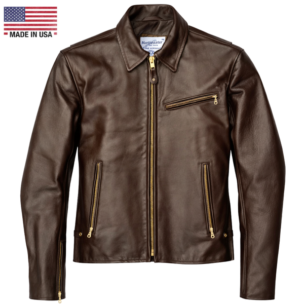 BECK® Northeaster Flying Togs 777 Horsehide Jacket Brown – Made in