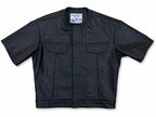 BECK® 202 Horsehide Leather Short Sleeve Riding Shirt in horsehide made in USA