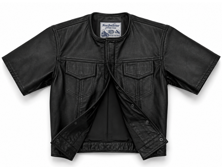 BECK® 202 Horsehide Leather Short Sleeve Riding Shirt | Made in USA