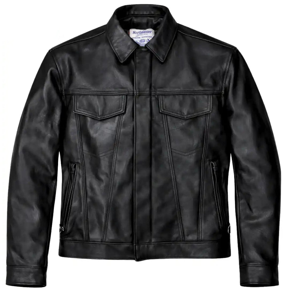BECK® 501 Trucker Style Genuine Horsehide Motorcycle Jacket