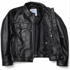 BECK® 501 Trucker Style Genuine Horsehide Motorcycle Jacket