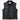 BECK® 501 Trucker Horsehide Motorcycle Vest — Black front view showing the black horsehide design