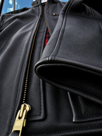 BECK® 666 Distressed Horsehide Leather Motorcycle Jacket